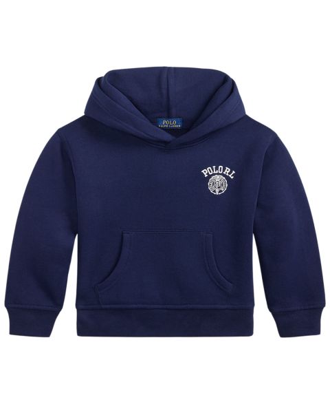 Худи Polo Ralph Lauren Big Fit Logo Long-Sleeve Fleece для мальчиков, цвет: Тёмно-синий