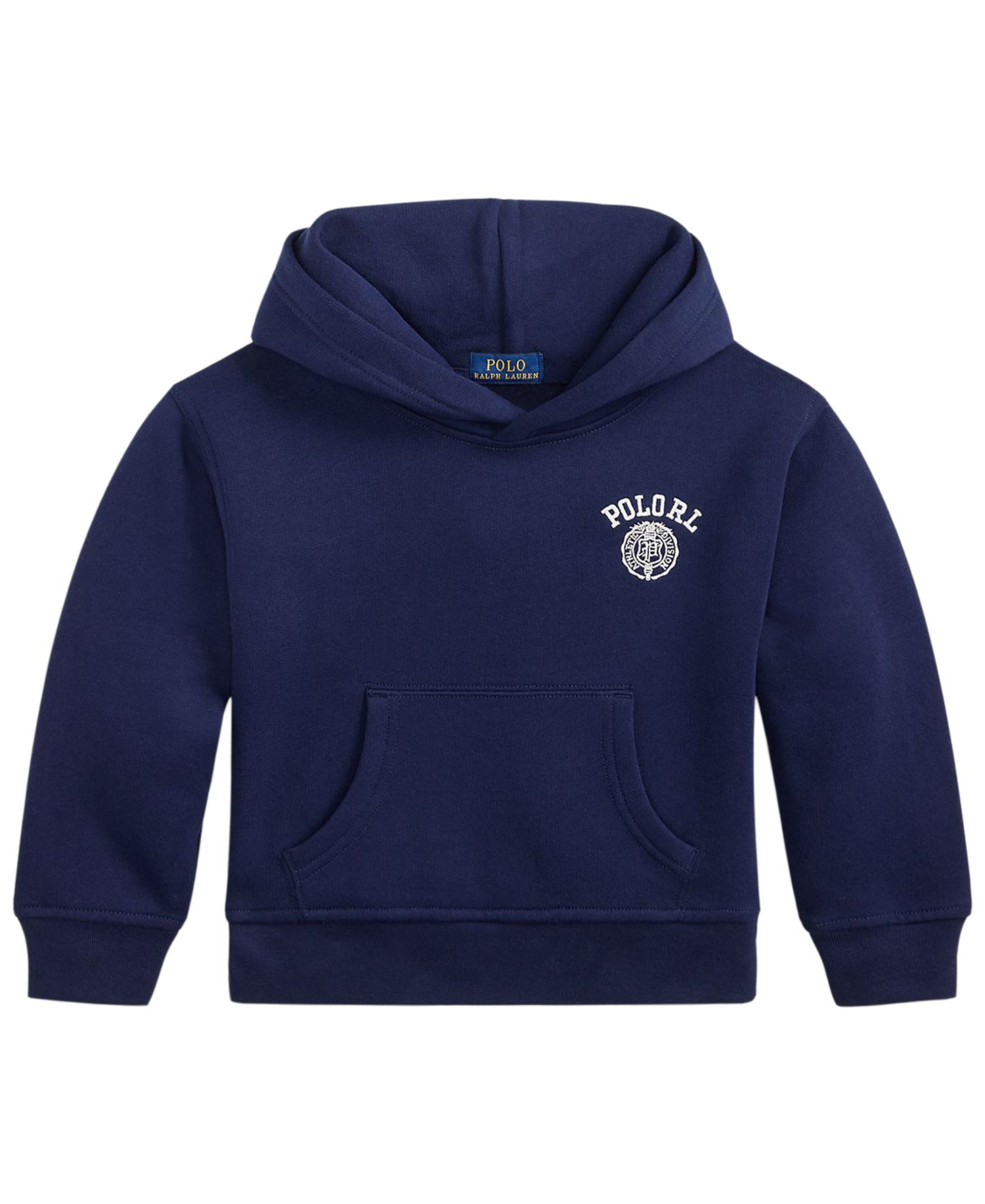 Boys' 2T-7 Big Fit Logo Long-Sleeve Fleece Hoodie