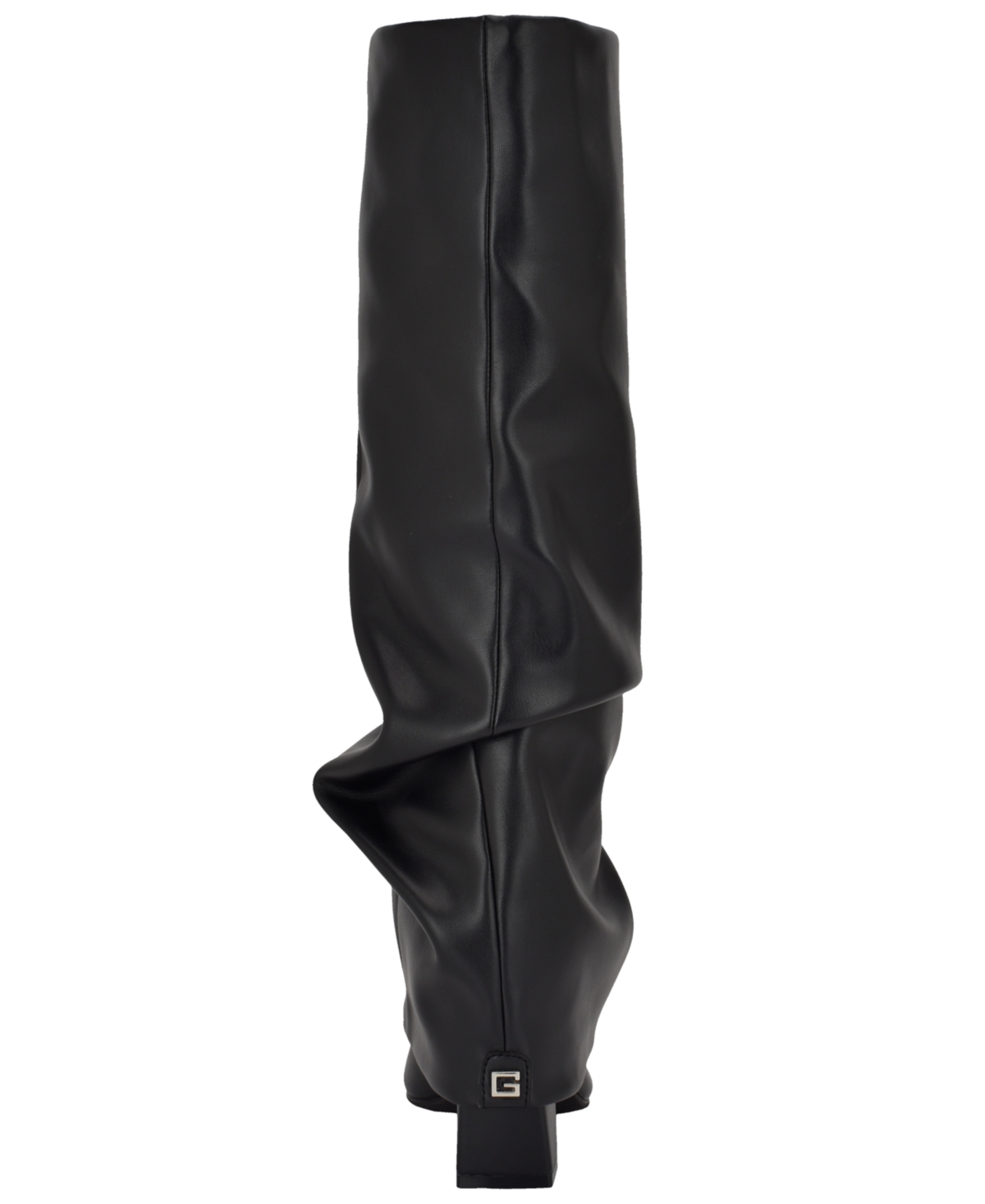 Guess Women's Geima Tall Wide Calf Slouchy Foldover Block Heel Boots