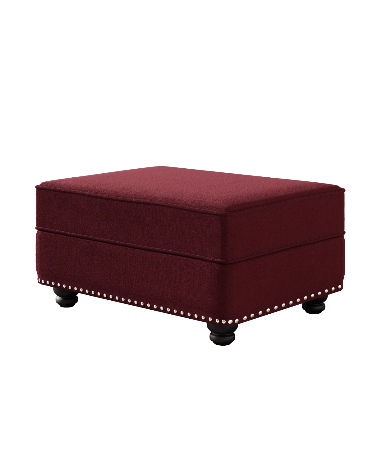 Streamdale Furniture Velvet Ottoman for Single 2 and 3 Seater Sofas