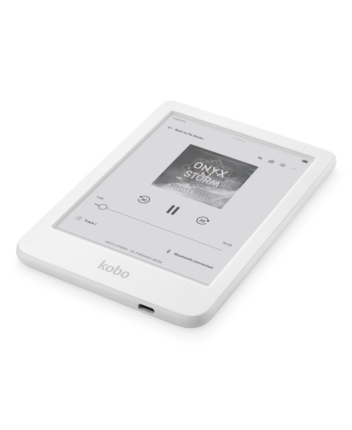 Kobo Clara Colour eReader with Clear Case and Ac Bundle