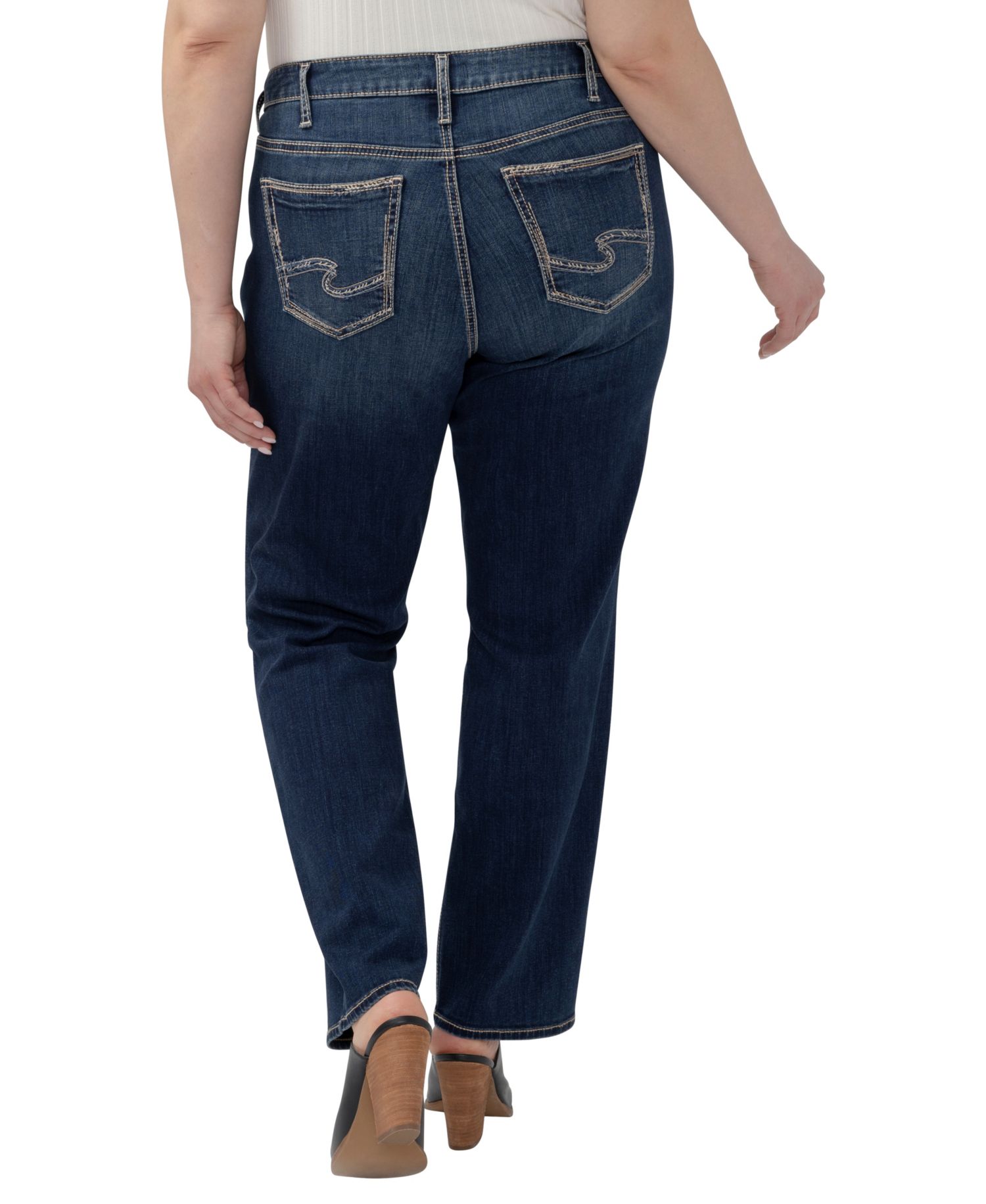 Plus Size Elyse Comfort Fit Straight Jeans