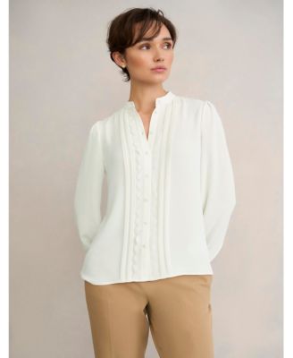 Women's Dominica Lace Trim Blouse