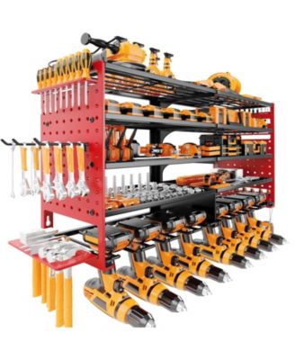 Power Tool Organizer Wall Mount Metal Hanger Rack