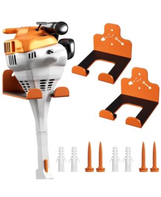 Garorganization Stortrimmer Rack Garden Power Tool Hanger Heavy Duty Weed Whackers Holder Wall Mounted Organizer