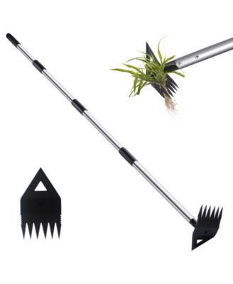 Weed Puller Long Handle Hoe Garden Uprooting Tool