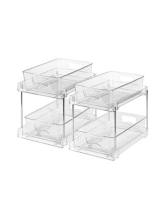 Under Sink Organizer 2 Tier Pull Out Drawer