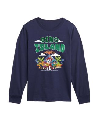 Toddler Boys' 2T-5T the Movie Dino Island Long- Sleeve Graphic T-Shirt