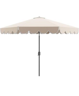  Patio Umbrella Outdoor Market Umbrella with Crank Tilt Adjustment
