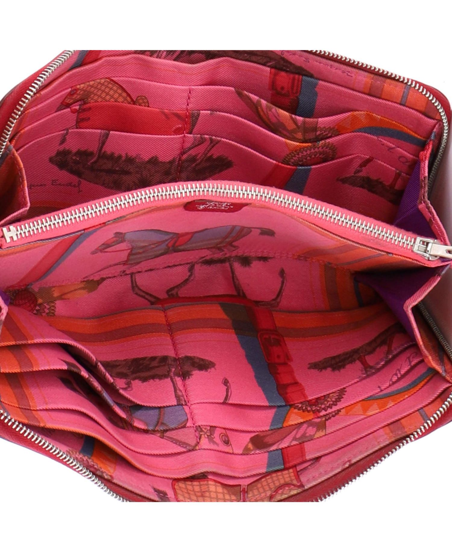Long Azap Zip Around Wallet Silk'in Epsom