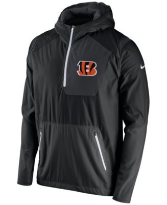 Nike - Men's Cincinnati Bengals Vapor Speed Fly Rush Pullover Jacket