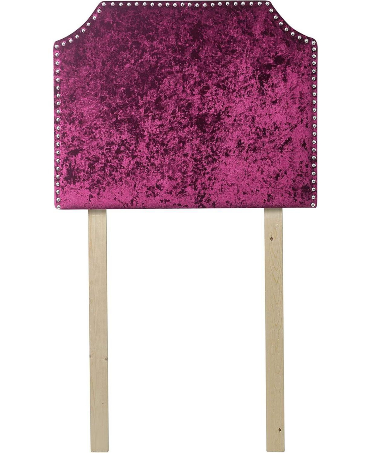 DormCo Bevel Tacked Plush Headboard - Velvet Crush
