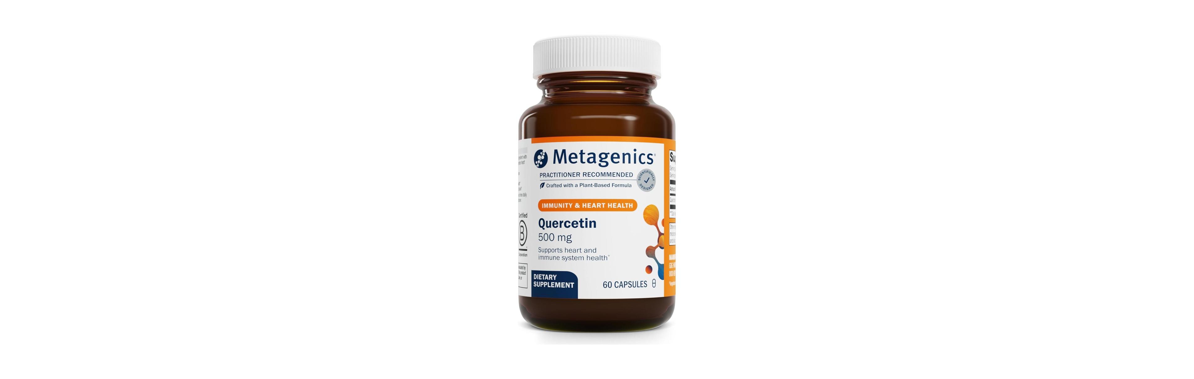 Metagenics Quercetin 500 mg Supplement - Immune and Cardiovascular Support, Antioxidant Protection - Non-gmo, Gluten-Free