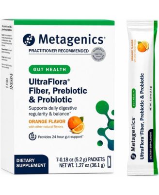 UltraFlora Fiber, Prebiotic and Probiotic - Dietary Fiber Supplement Powder - Supports Bowel Regularity, Microbiome Balance - 7 Servings