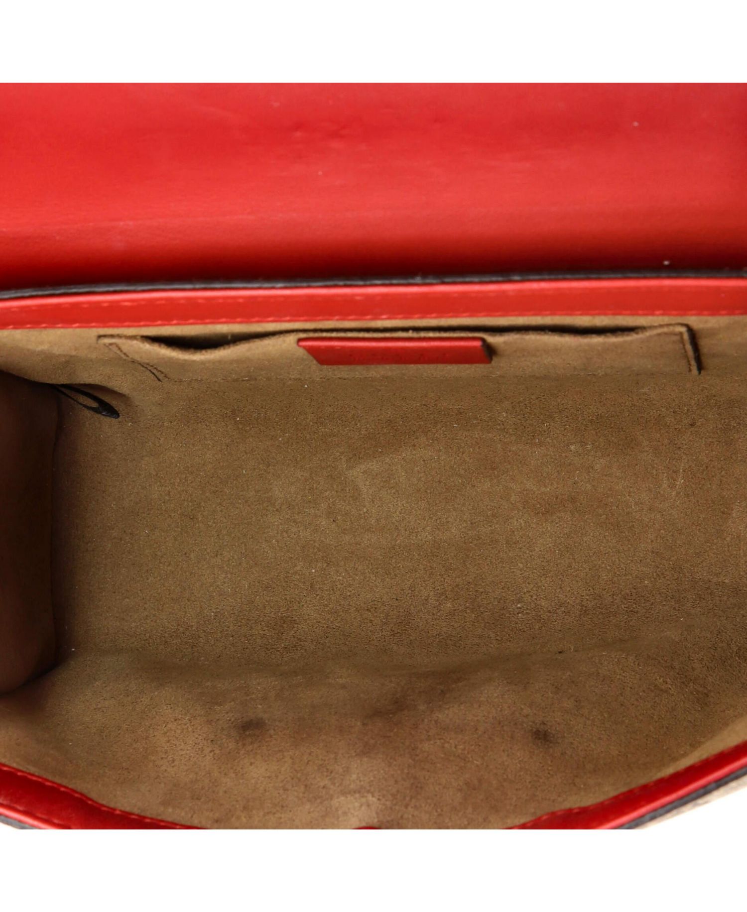 Small Padlock Shoulder Bag GG Coated Canvas and Leather