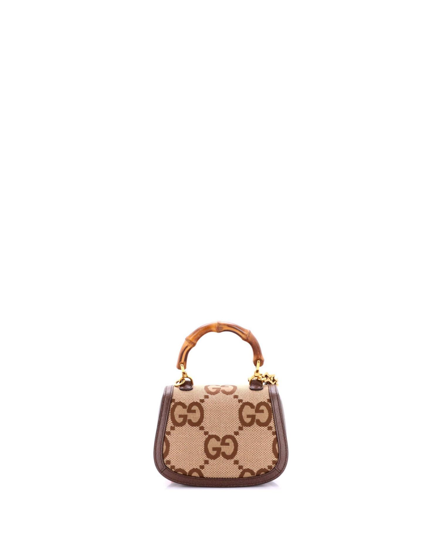 Mini Bamboo 1947 Top Handle Bag Jumbo GG Canvas