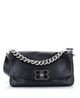 Medium BB Soft Flap Bag Leather