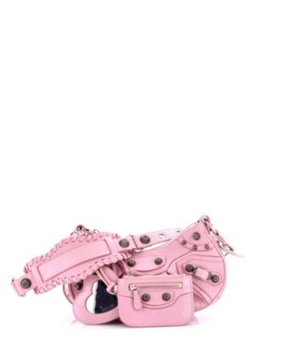 XS Le Cagole Giant Studs Shoulder Bag Leather