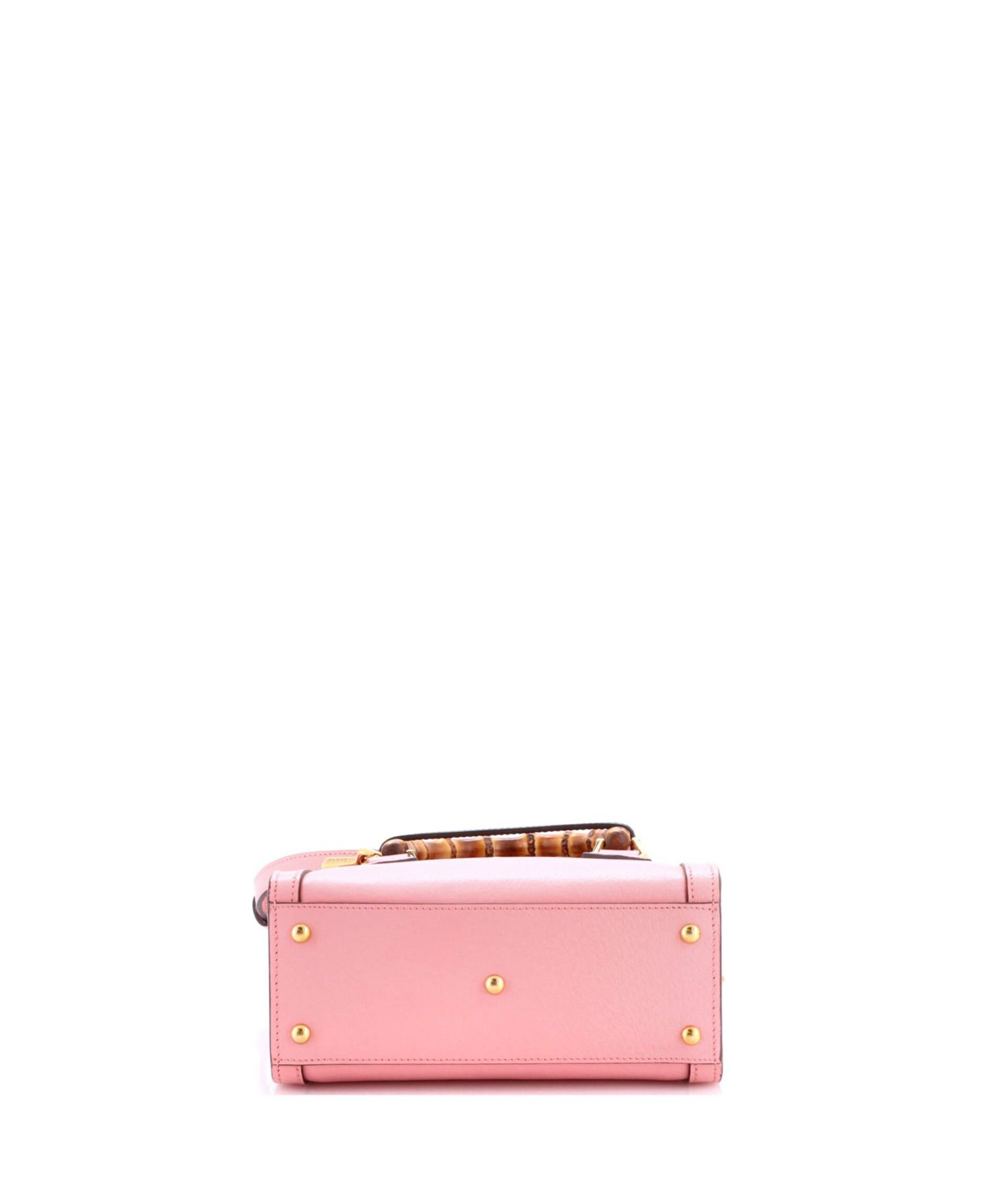 Mini Diana NM Bamboo Handle Tote Leather