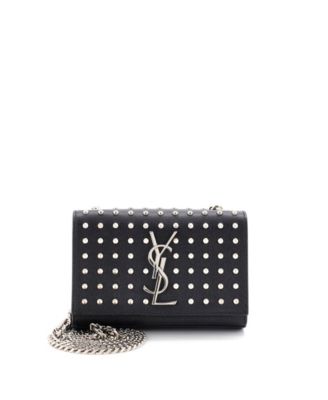 Small Classic Monogram Crossbody Bag Studded Leather