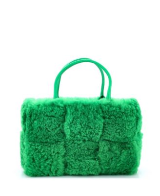 Small Arco Tote Intrecciato Shearling