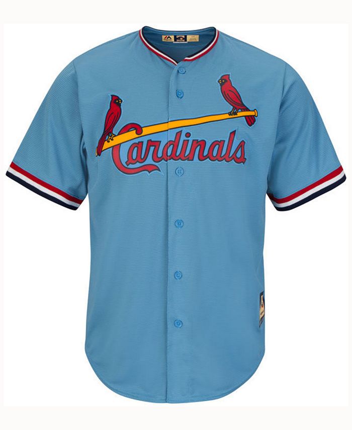 MLB Big & Tall Charcoal Jersey in Blue for Men