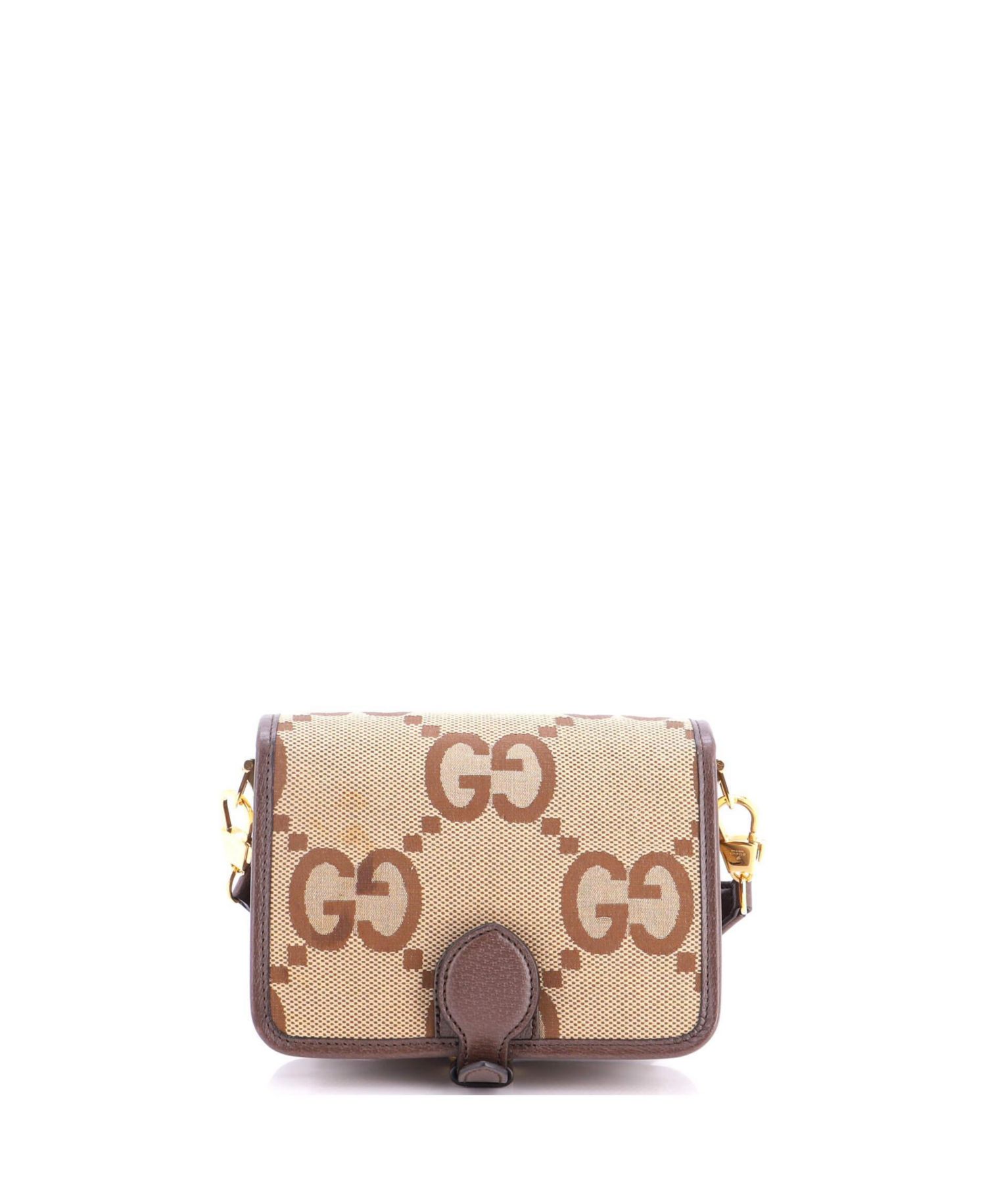 Small Buckle Messenger Bag Jumbo GG Canvas