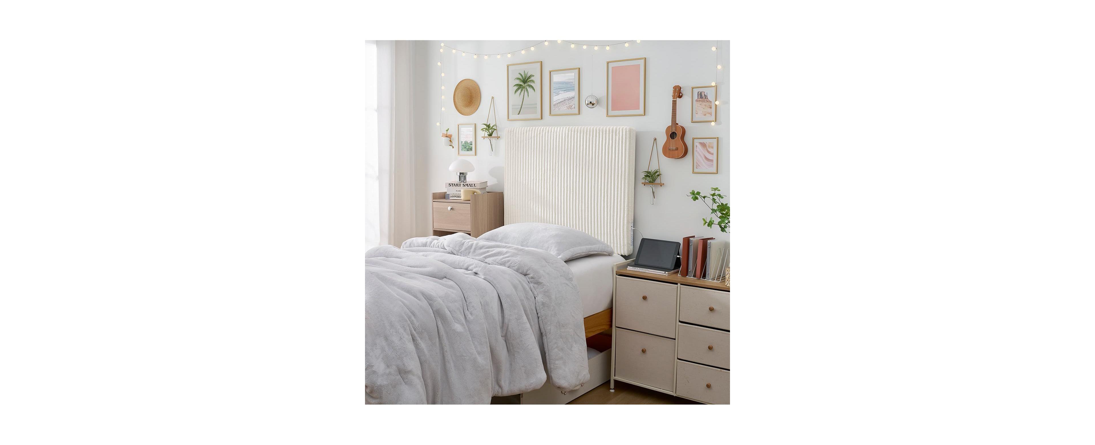 DormCo Tavira Allure Right Side Outlet Headboard - Classic Corded