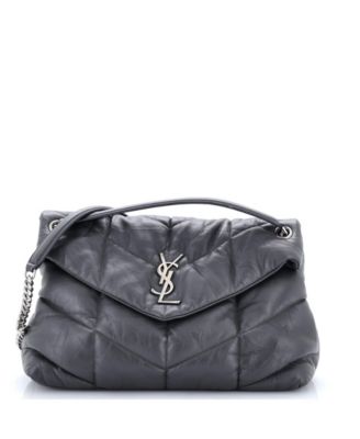 Medium Loulou Puffer Shoulder Bag Quilted Leather