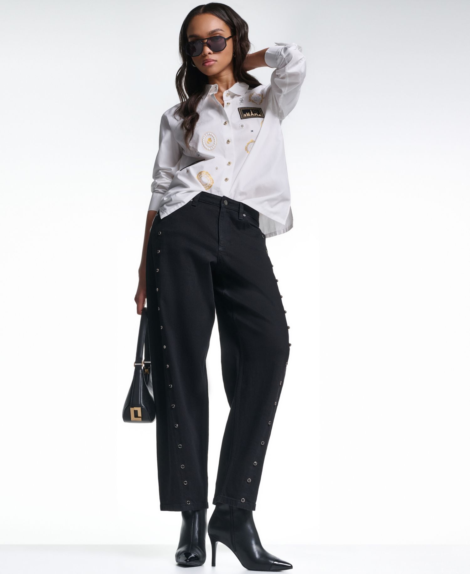 Women's Embellished Cropped Top
