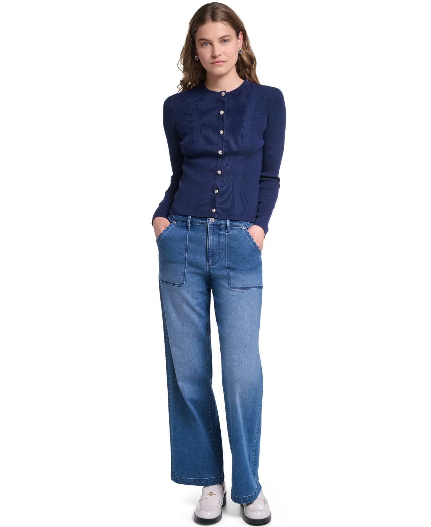 Women's Button-Front Cardigan
