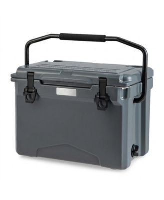 25 QT Hard Rotomolded Cooler with Aluminum Handle and Integrated Cup Holders