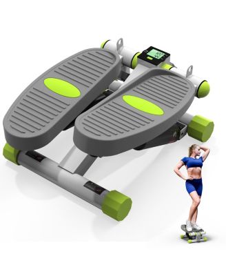 Mini Stepper with LCD Monitor, 330LBS Capacity Portable Stair Stepper