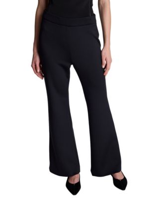 Women's High-Rise Zip-Back Flare Pants