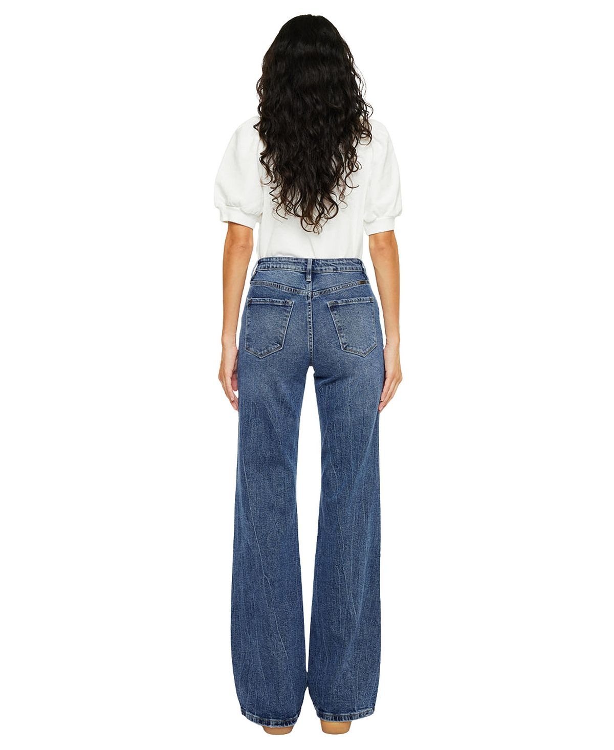 KanCan Women's Hailey High Rise 90's Flare Jeans view 2 — MAYCSS fashion products