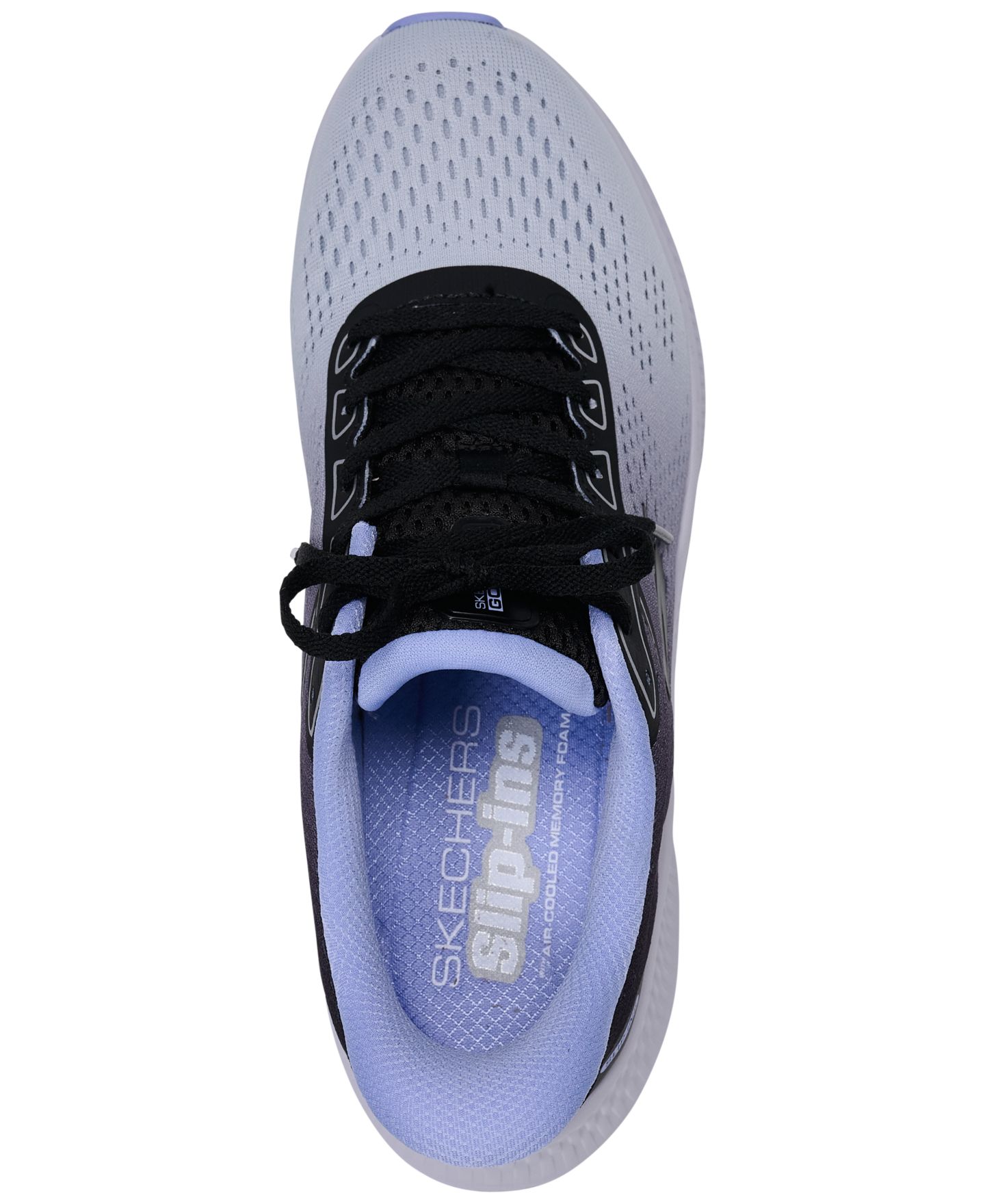 Женские кроссовки Skechers Slip-ins: GO RUN Consistent 2.0 - Maywood Running, цвет: Чёрный / Серый — фото 5