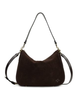 Athani Large Suede Shoulder Handbag