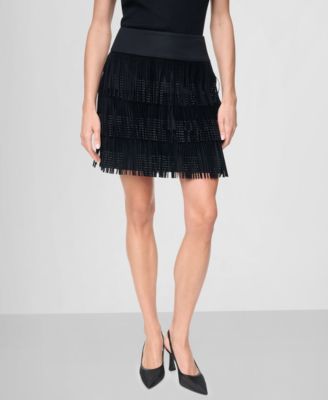 Women's Rhinestone Fringe Skirt