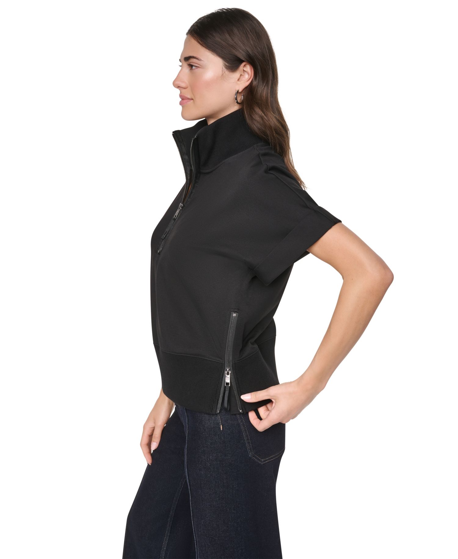 Women's Half-Zip Collar Jacket