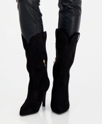 SMASH Shoes Women's Black Dress Boots