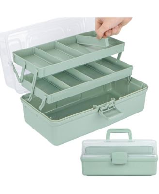 Craft Organizer Box with Adjustable Dividers