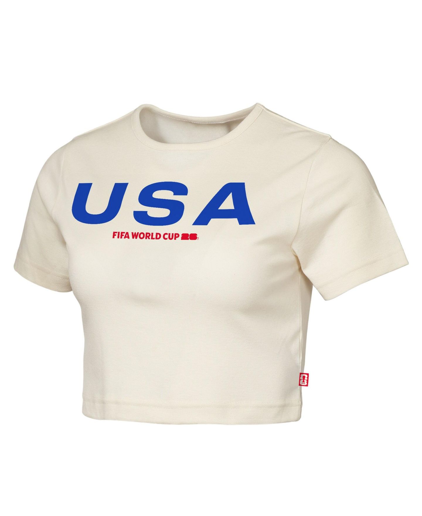 Женская футболка Outerstuff Natural USA FIFA World Cup 2026 Elote Squad Cropped — фото 2