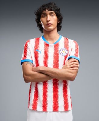 Men's White Paraguay National Team 2026 Home On-Field Authentic Jersey