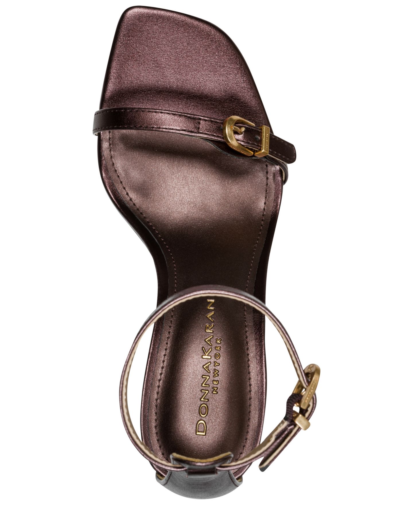 Женские сандалии Donna Karan New York Pryce High Stiletto, цвет: Тёмный медный — фото 4
