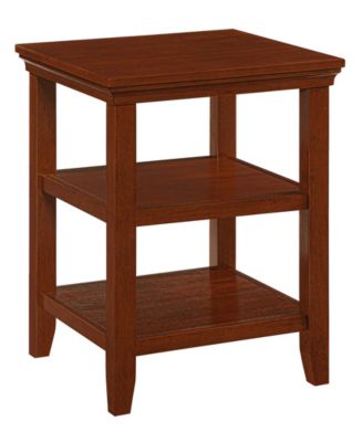 Tribeca 20" Wood 3-Tier End Table