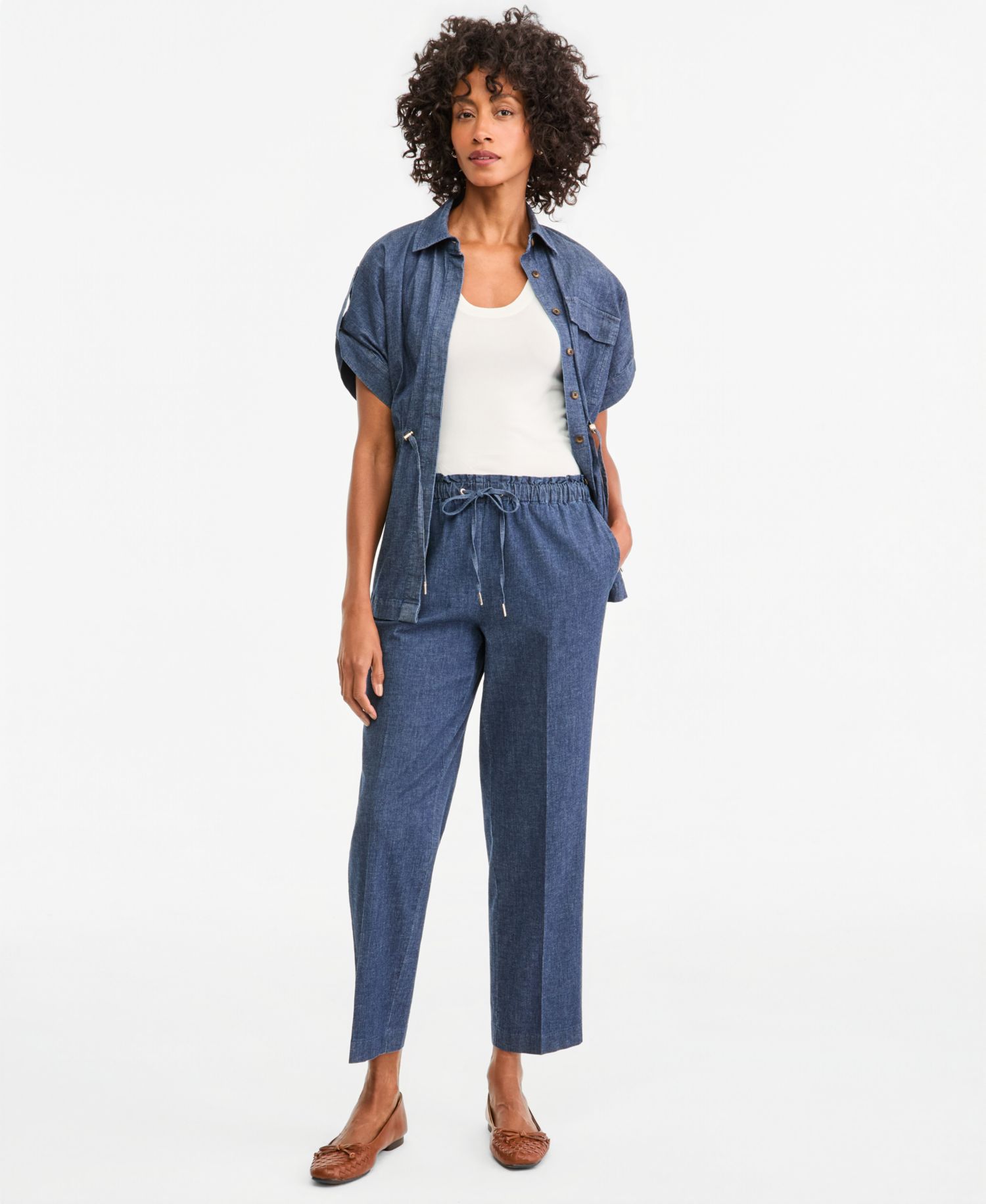 Women's Paperbag Waist Drawstring Pants
