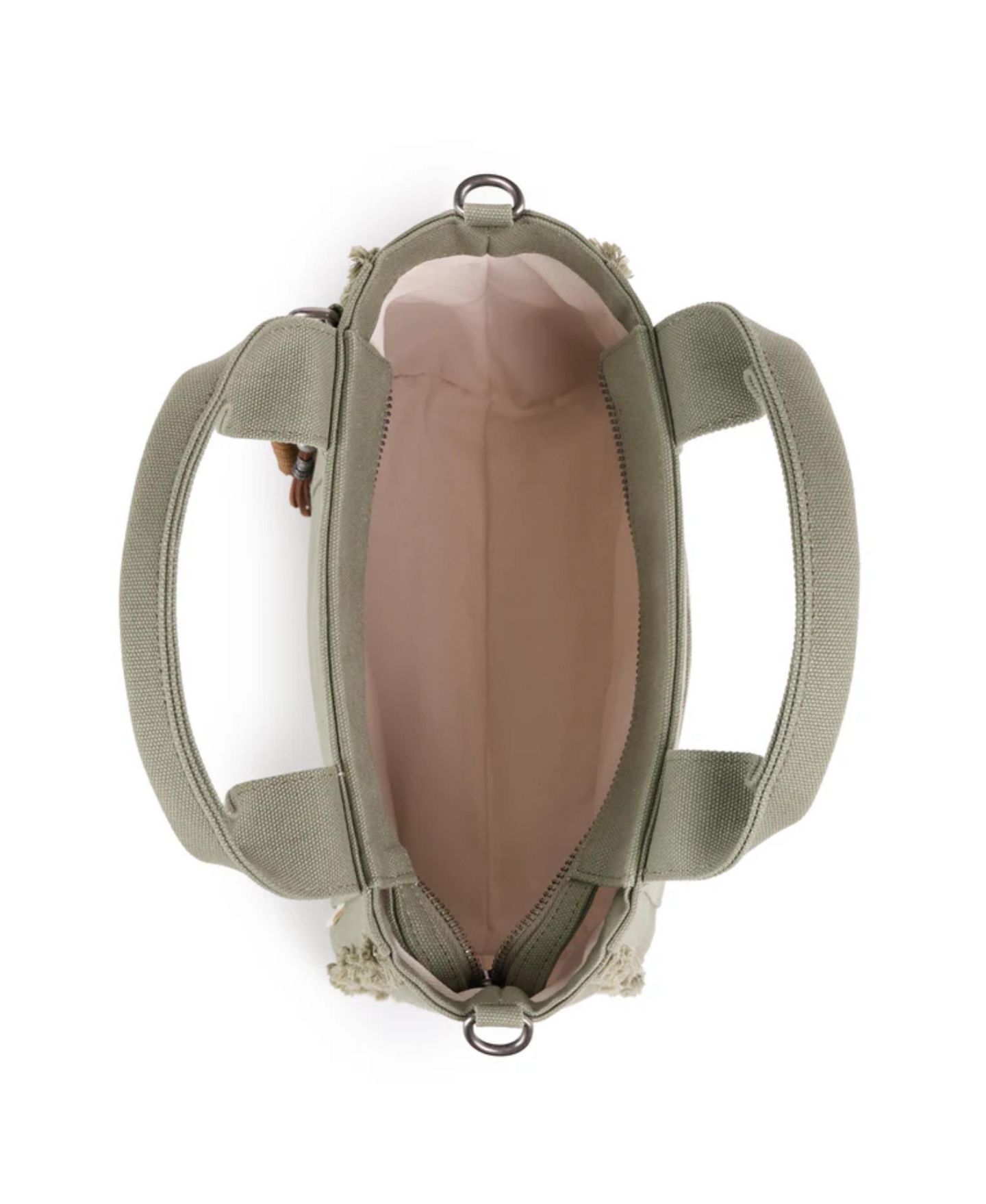 Женская сумка WILT Selma Frayed Mini Tote, цвет: Армейский — фото 8