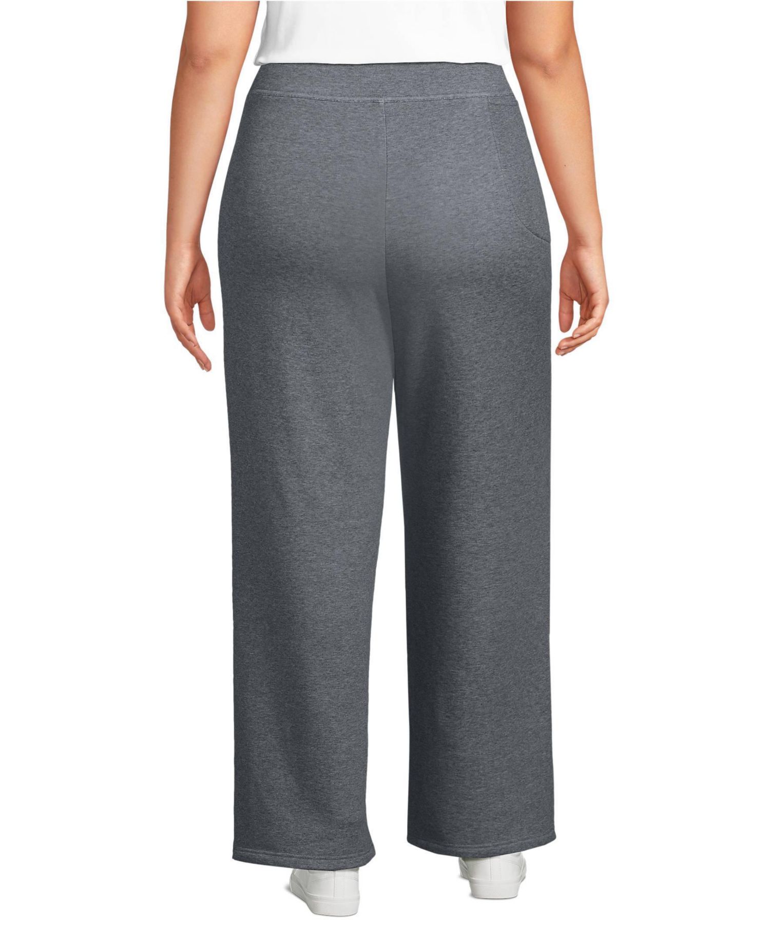 Plus Size Serious Sweats High Rise Fleece Lined Straight Leg Pants
