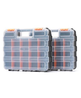 Double Side Hardware Organizer Removable Dividers