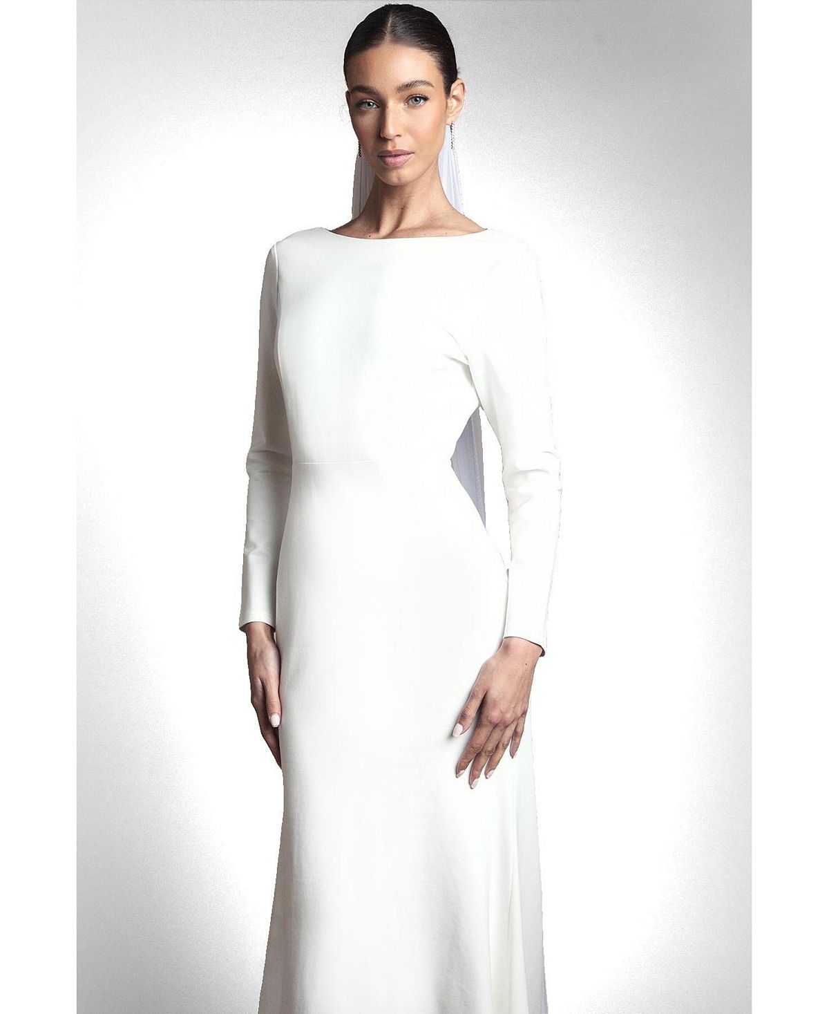 Coast Women's Slash Neck Maxi Dress view 2 — MAYCSS fashion products
